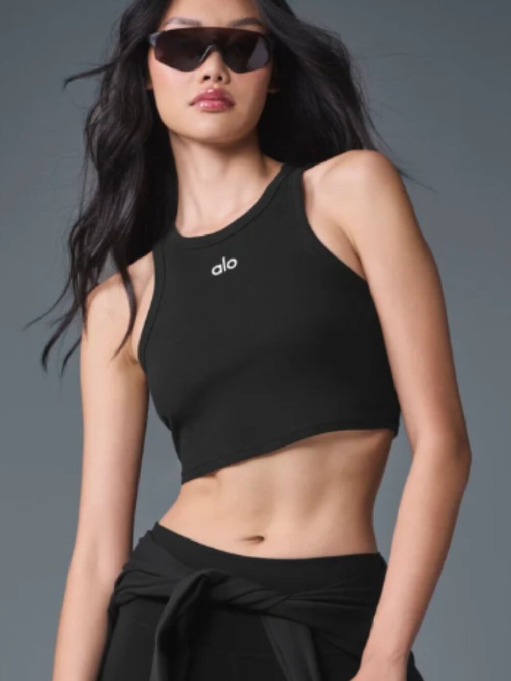 ALO Aspire Tank Top - Size: Small. Great Condition. Color: Black